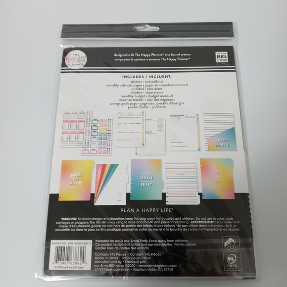 Happy Planner Budget Calendar Extension New - Picture 3 of 11